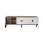 Hanah Home Era 3504 Soporte para TV Roble Zafiro y Blanco